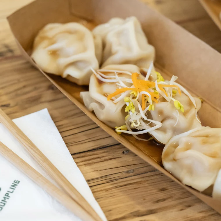 Frische Dumplings von Mr. Dumpling
